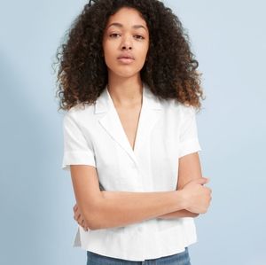 Linen Short-Sleeve Notch Shirt